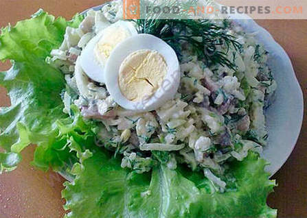 Haringsalade - de beste recepten. Hoe goed en smakelijk koken haring salade.