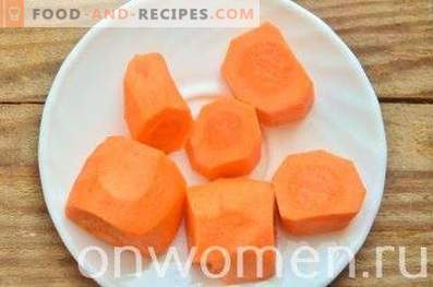 Cottage cheese smoothies met wortels en honing