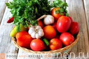 Ingemaakte tomaten met appelciderazijn