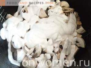 Kipfilet met champignons in zure room