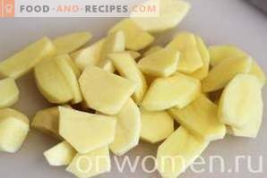 Aardappelen met kaas in de oven