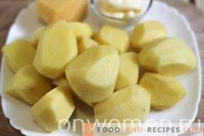 Aardappelen met kaas in de oven