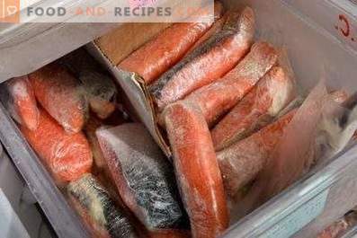 Hur man lagrar saltad röd fisk
