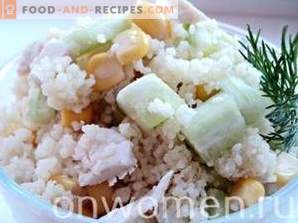 Salade met couscous en kip