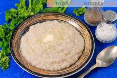 Barley porridge: the benefits and harm