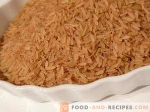 Bruine rijst: de voordelen en schade
