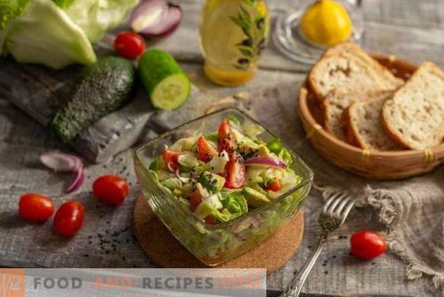 Lean avocado salade