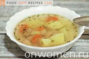 Bohnensuppe in einem langsamen Kocher