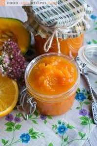 Pumpkin jam with sinaasappels