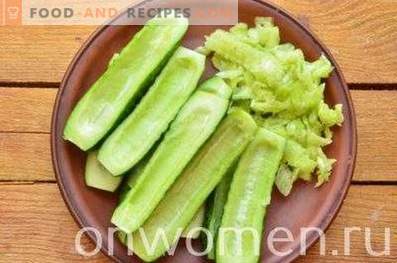 Komkommers per uur
