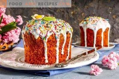Easter cake with candied fruits