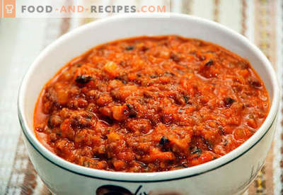 Lasagne-saus - de juiste recepten. Hoe om snel en smakelijk koken saus voor lasagne.